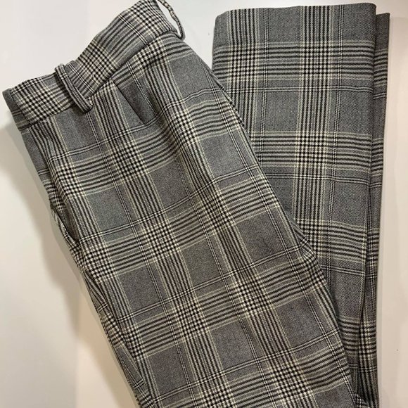 H&M Grey Plaid Pants - Picture 2 of 3